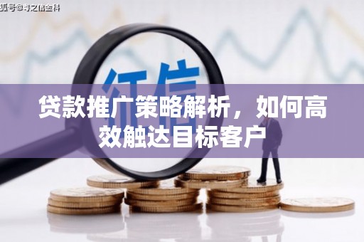 泸定贷款推广策略解析，如何高效触达目标客户