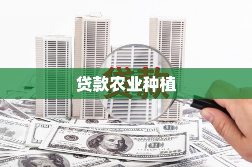 泸定贷款农业种植