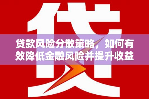 泸定贷款风险分散策略，如何有效降低金融风险并提升收益