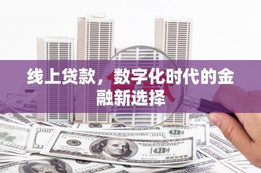 泸定线上贷款，数字化时代的金融新选择